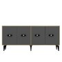 HANAH HOME Komoda Fly Sapphire Oak Anthracite - slika 3