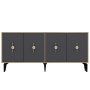 HANAH HOME Komoda Figora Sapphire Oak Anthracite - slika 3