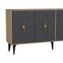 HANAH HOME Komoda Figora Sapphire Oak Anthracite - slika 5