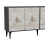 HANAH HOME Komoda Figora Anthracite Ephesus Marble - slika 5