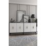 HANAH HOME Komoda Figora Anthracite White - slika 2