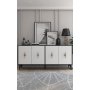 HANAH HOME Komoda Figora Anthracite White - slika 1