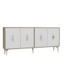 HANAH HOME Komoda Figora Sapphire Oak White - slika 4