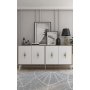 HANAH HOME Komoda Figora Sapphire Oak White - slika 1