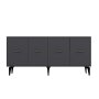 HANAH HOME Komoda Sinta Anthracite - slika 3