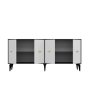 HANAH HOME Komoda Sinta Anthracite White - slika 5
