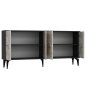 HANAH HOME Komoda Sinta Anthracite Ephesus Marble - slika 5