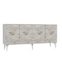 HANAH HOME Komoda Sinta White Ephesus Marble - slika 4