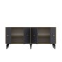 HANAH HOME Komoda Sinta Sapphire Oak Anthracite - slika 4