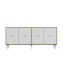 HANAH HOME Komoda Sinta Sapphire Oak White - slika 3