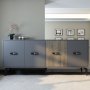 HANAH HOME Komoda Cherry Anthracite Walnut - slika 1