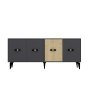 HANAH HOME Komoda Cherry Anthracite Sapphire Oak - slika 3