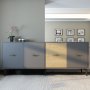 HANAH HOME Komoda Verry Anthracite Sapphire Oak - slika 1