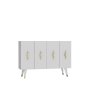 HANAH HOME Komoda Quart Ramada Gold White - slika 4