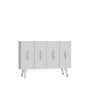 HANAH HOME Komoda Quart Ramada Silver White - slika 4