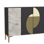 HANAH HOME Komoda Afra KM120 Anthracite Gold - slika 5