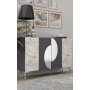 HANAH HOME Komoda Afra KM120 Anthracite Silver - slika 2