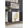 HANAH HOME Komoda Afra KM120 White Royal Marble Gold - slika 2