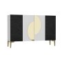 HANAH HOME Komoda Afra KM120 White Royal Marble Gold - slika 4