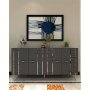 HANAH HOME Komoda Imre Anthracite Silver - slika 1