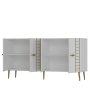 HANAH HOME Komoda Imre White Gold - slika 5
