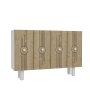 HANAH HOME Komoda Fraud Bohem KM120 White Sapphire Oak - slika 4