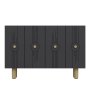 HANAH HOME Komoda Fraud Bohem KM120 Anthracite - slika 3