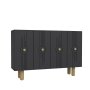 HANAH HOME Komoda Fraud Bohem KM120 Anthracite - slika 4