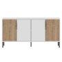 HANAH HOME Komoda Zerra White Sapphire Oak - slika 4