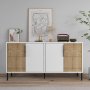 HANAH HOME Komoda Zerra White Sapphire Oak - slika 1