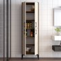 HANAH HOME Višenamenska polica Berlin A Walnut Cream - slika 3