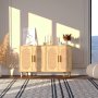 HANAH HOME Komoda Vera Sapphire Oak - slika 2