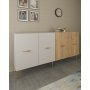 HANAH HOME Komoda Loop KB150 White Sapphire Oak - slika 4