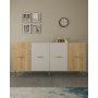 HANAH HOME Komoda Loop KB150 White Sapphire Oak - slika 1