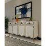 HANAH HOME Komoda Belly KB150 White Gold - slika 2