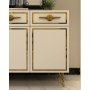 HANAH HOME Komoda Belly KB150 White Gold - slika 3