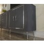 HANAH HOME Komoda Piero KB150 Anthracite Silver - slika 3