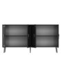 HANAH HOME Komoda Piero KB150 Anthracite Silver - slika 5