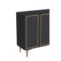 HANAH HOME Komoda Wolly KM120 Anthracite Gold - slika 5