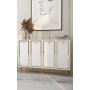 HANAH HOME Komoda Wolly KM120 White Gold - slika 2