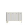 HANAH HOME Komoda Wolly KM120 White Gold - slika 4
