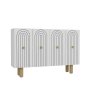 HANAH HOME Komoda Woise Bohem KM120 White - slika 4