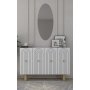 HANAH HOME Komoda Woise Bohem KM120 White - slika 1