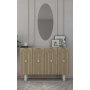 HANAH HOME Komoda Woise Bohem KM120 White Sapphire Oak - slika 1
