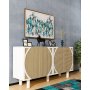 HANAH HOME Komoda Wilder Bohem White Hazeran - slika 2