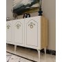 HANAH HOME Komoda Violet Sapphire Oak White - slika 3