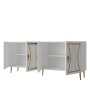 HANAH HOME Komoda Tean White Gold - slika 5