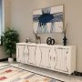 HANAH HOME Komoda Tean White Silver - slika 2