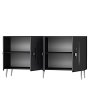 HANAH HOME Komoda Seduna Anthracite Silver - slika 5