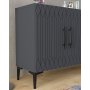 HANAH HOME Komoda Ressi Anthracite - slika 3